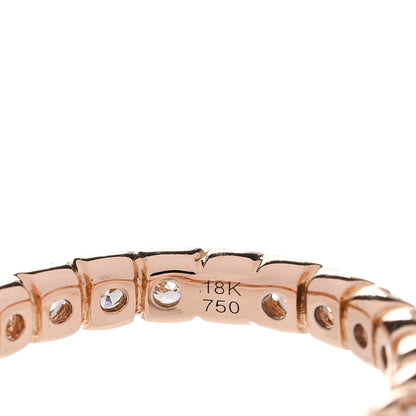 Parker & West by FASHIONPHILE 18K Rose Gold Diamond 1.08ct Full Eternity Band Ring 53 6.25 4 of 4