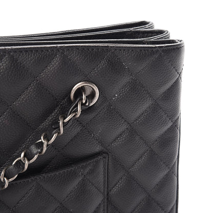 Chanel Caviar Quilted Urban Companion Shopping Tote Black 9 of 14