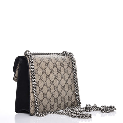 Gucci GG Supreme Monogram Mini Dionysus Shoulder Bag Black 3 of 9