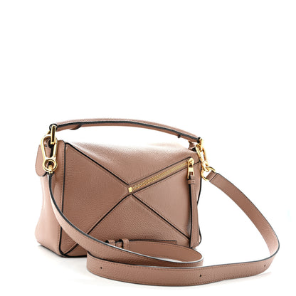 Loewe Grained Calfskin Small Puzzle Bag Dark Blush 3 of 12