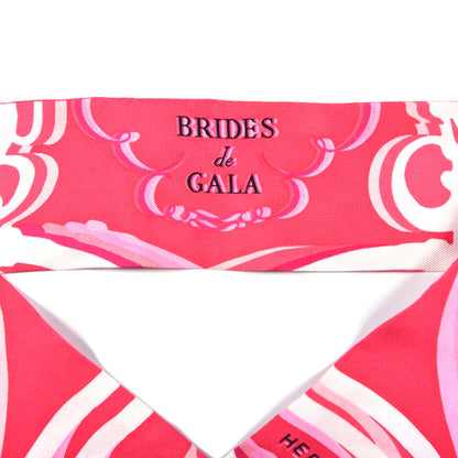 Hermes Silk Brides de Gala Shadow Twilly Rose Blanc Fuchsia 6 of 6