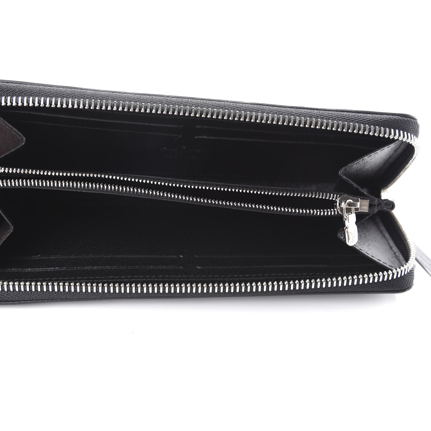 Louis Vuitton Epi Clemence Wallet Black 4 of 8