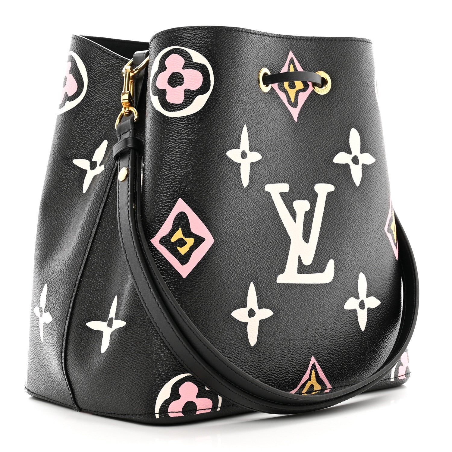 Louis Vuitton Monogram Giant Wild At Heart Neonoe MM Black 3 of 10