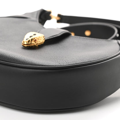 Bulgari Urban Grain Smooth Calfskin Serpenti Ellipse Shoulder Bag Black 9 of 9