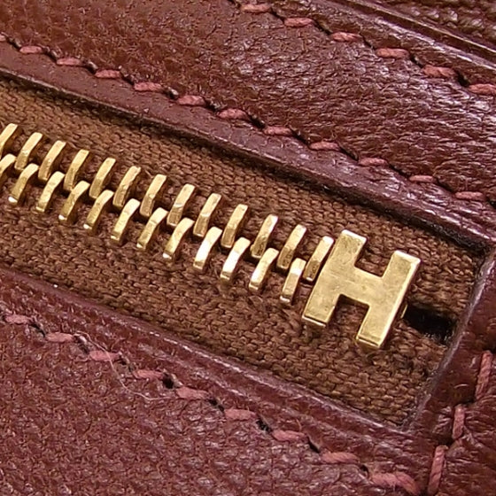 Hermes Crocodile Bearn Bi-Fold Wallet Brown 6 of 8