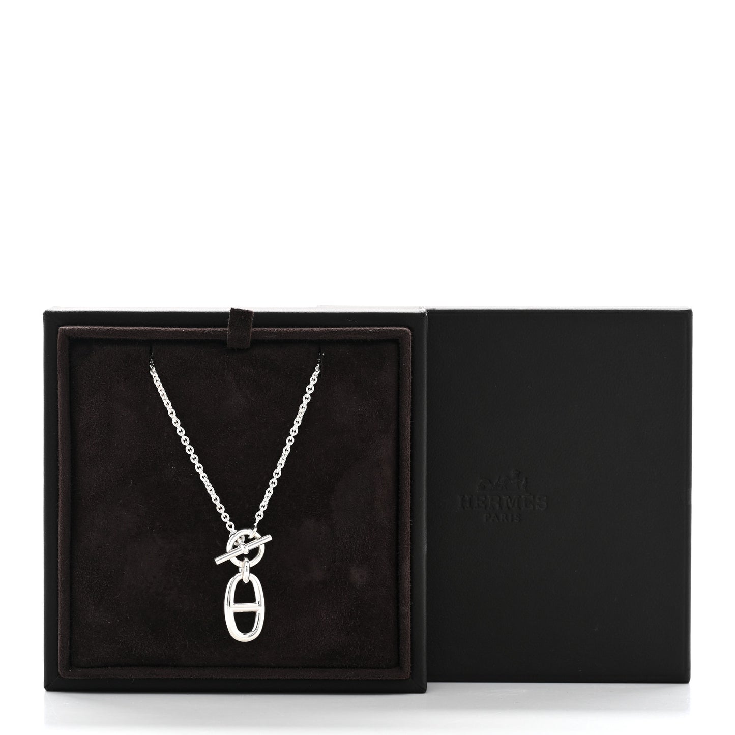 Sterling Silver Amulette Chaine d'Ancre Necklace