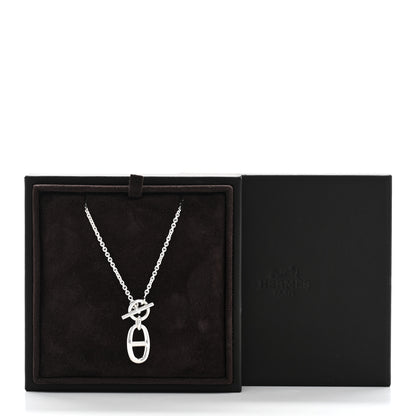 Hermes Sterling Silver Amulette Chaine d'Ancre Necklace 6 of 6