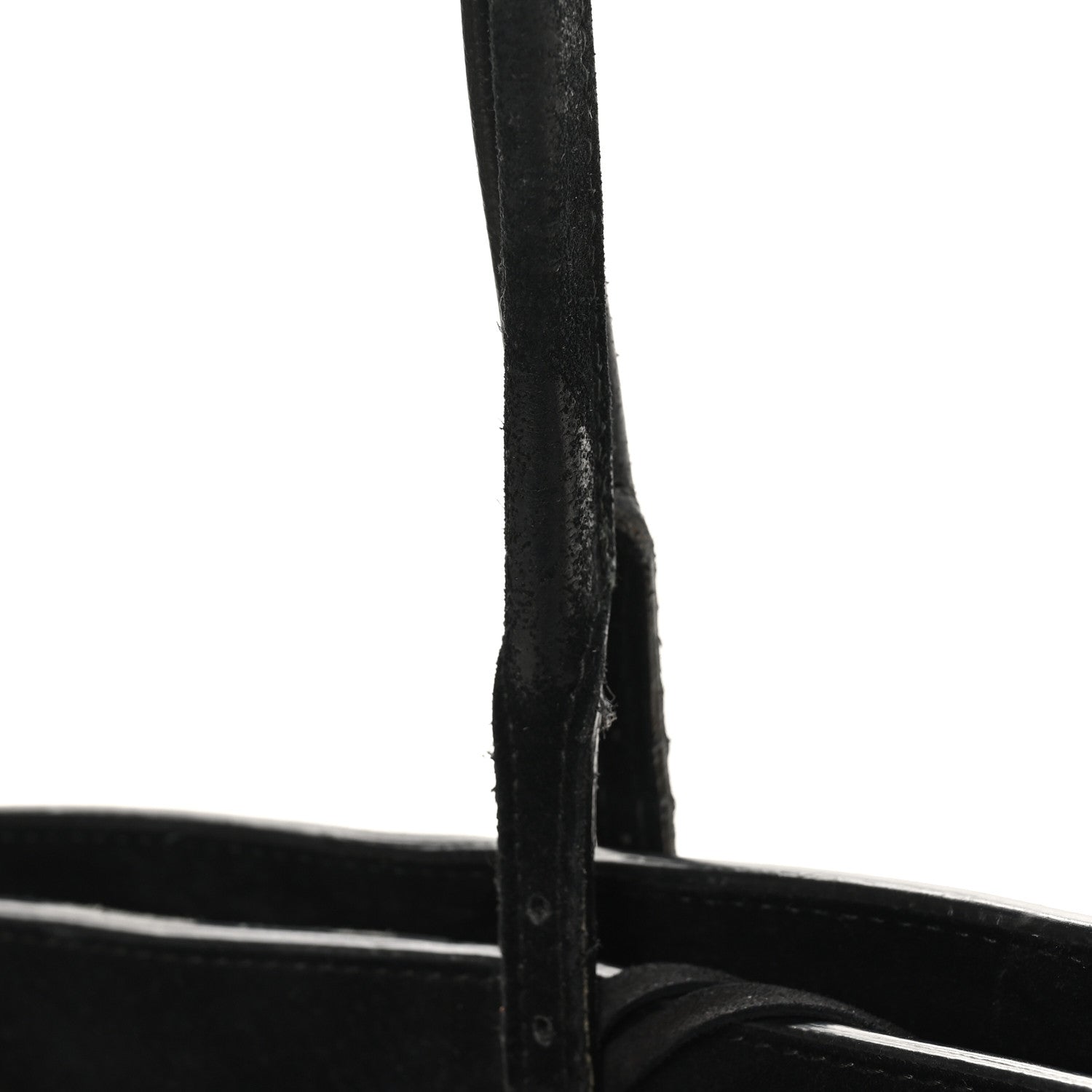 Balenciaga Daim Suede Plate Hardware Papier A6 Zip Around Tote Black 11 of 11