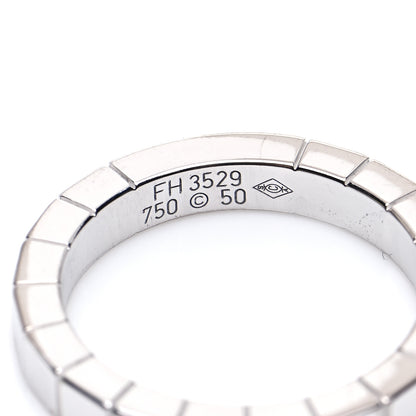 Cartier 18K White Gold Lanieres Ring 50 5.25 4 of 4