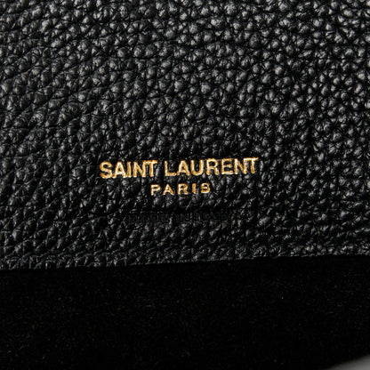 Saint Laurent Grained Calfskin Nano Supple Sac De Jour Black 6 of 10