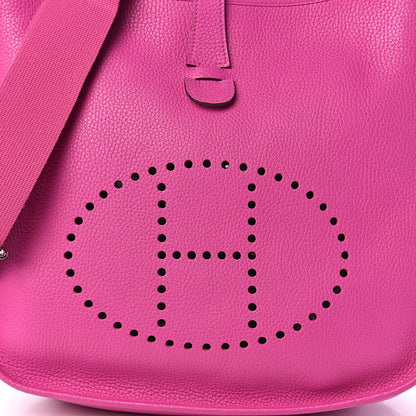 Hermes Taurillon Clemence Evelyne III GM Magnolia 9 of 9