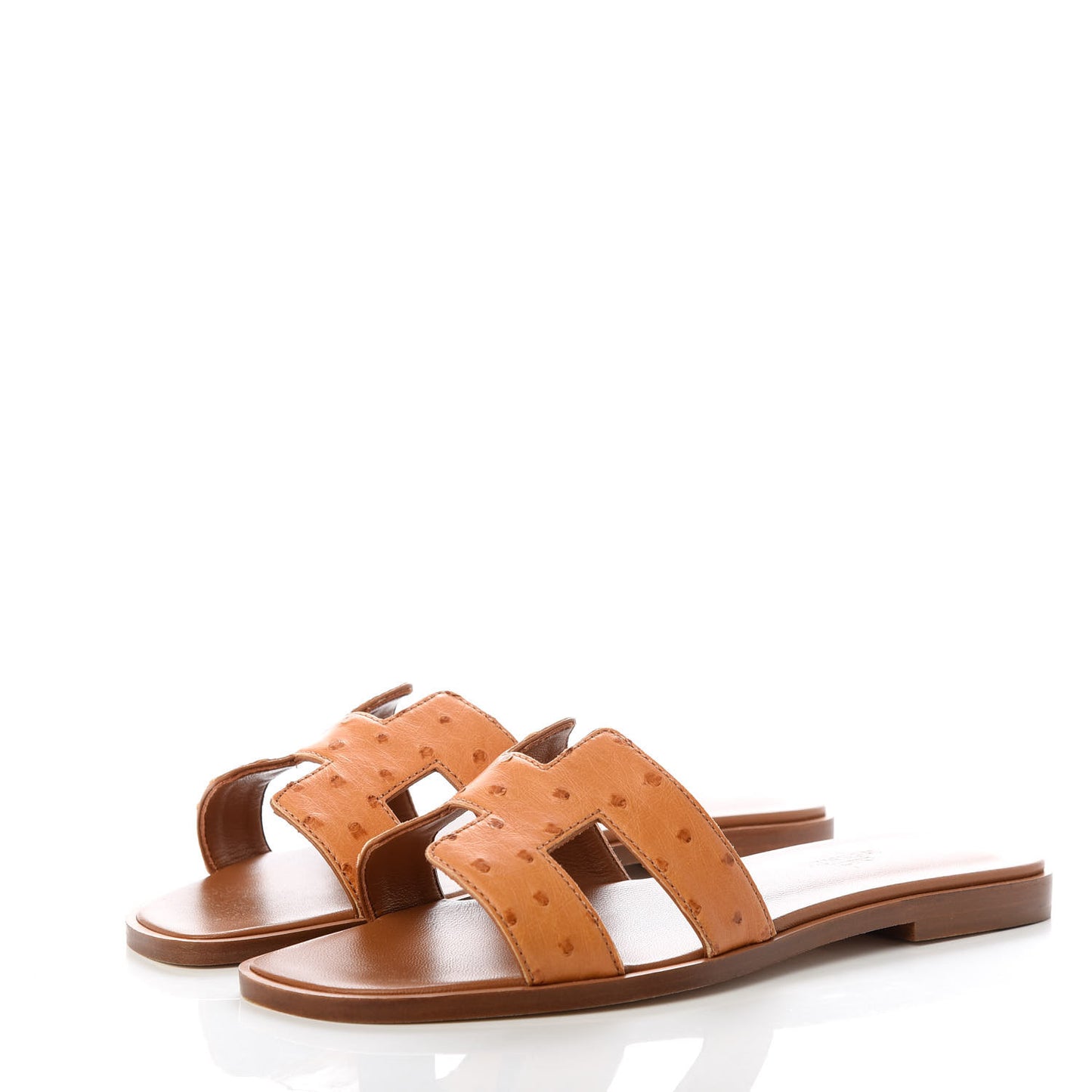 Ostrich Oran Sandals 36 Brun Fauve