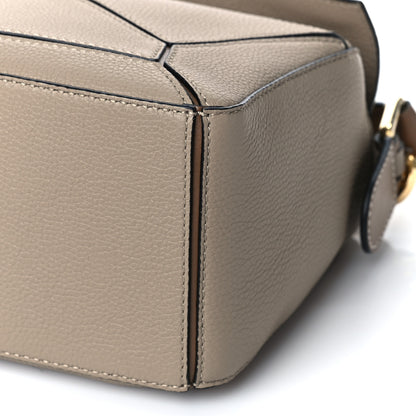 Loewe Grained Calfskin Small Puzzle Bag Sand Mink 8 of 8