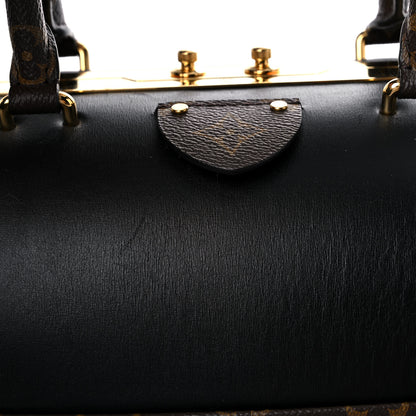 Louis Vuitton Calfskin Monogram Speedy Doctor 25 Black 26 of 33