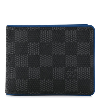 Louis Vuitton Damier Graphite Slender Wallet Blue 1 of 7