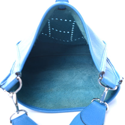Hermes Taurillon Clemence Evelyne III PM Bleu Zanzibar 4 of 4