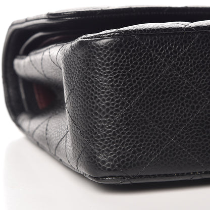 Chanel Caviar Quilted Medium Double Flap Black 10 of 12