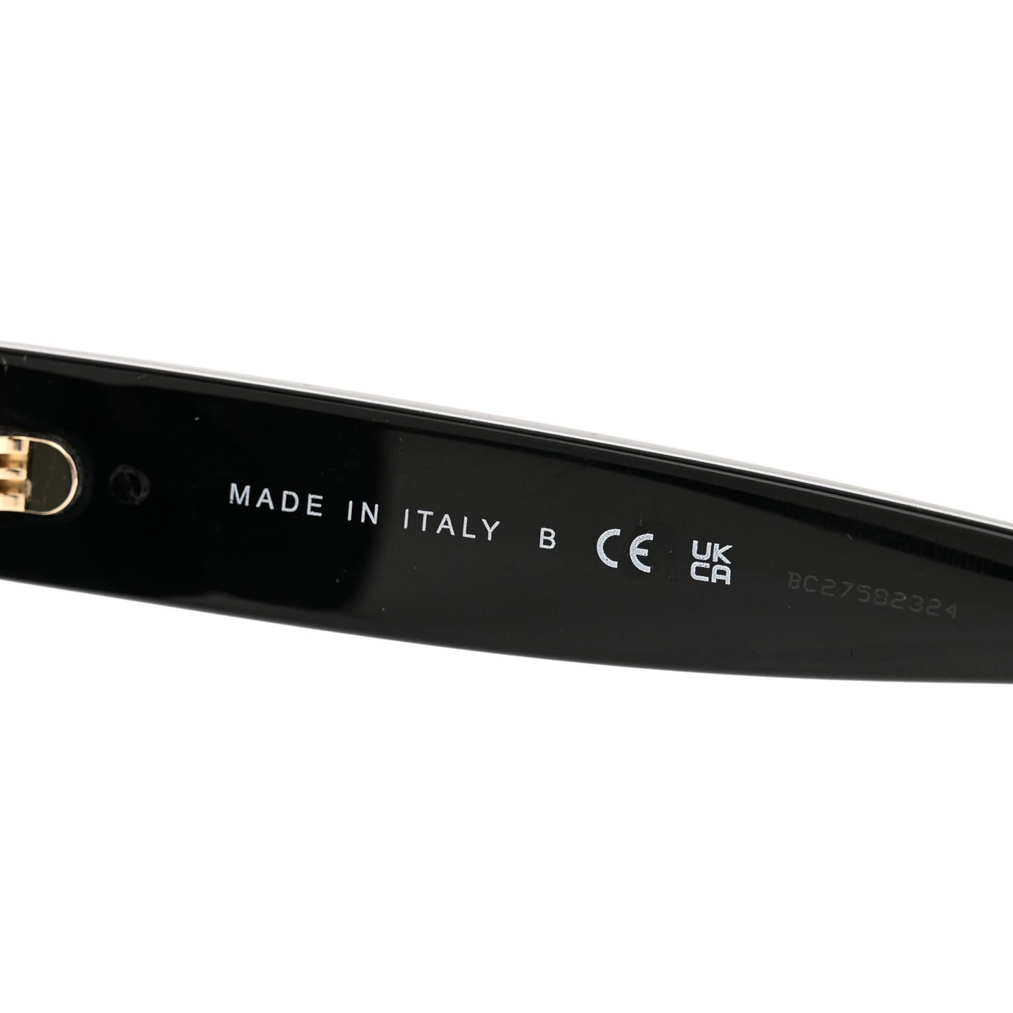 Acetate Enamel Heart Butterfly Sunglasses 5477-A Black