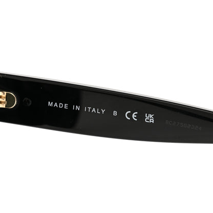 Chanel Acetate Enamel Heart Butterfly Sunglasses 5477-A Black 5 of 6