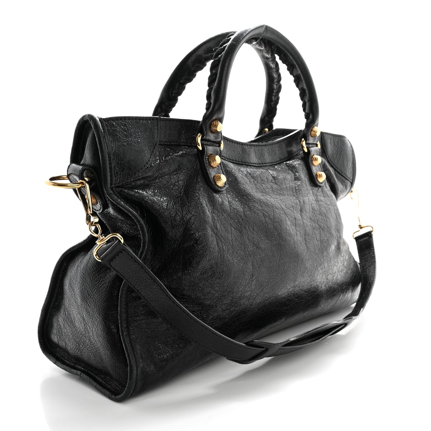 Agneau Giant 12 Gold Hardware City Black