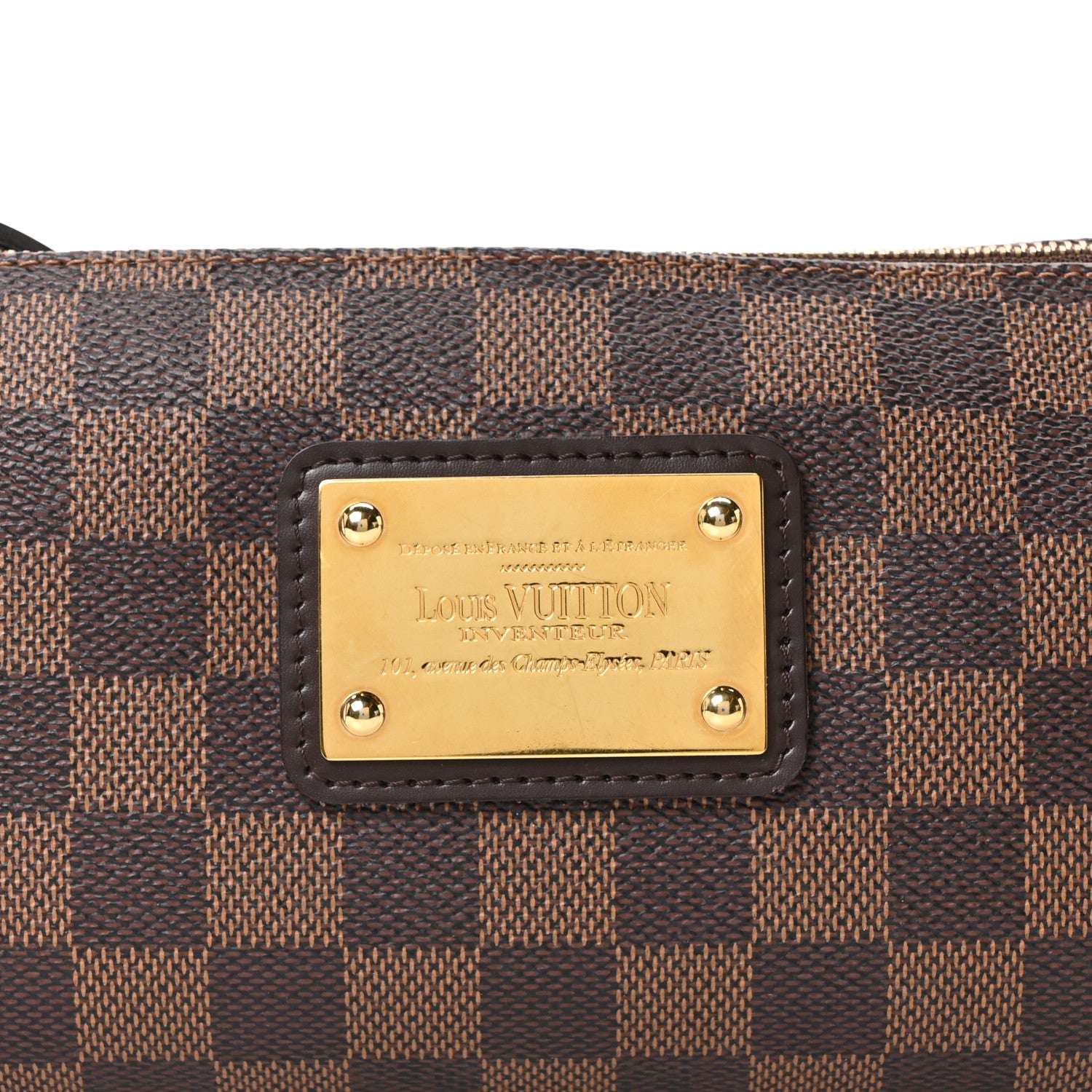 Louis Vuitton Damier Ebene Eva Clutch 7 of 9