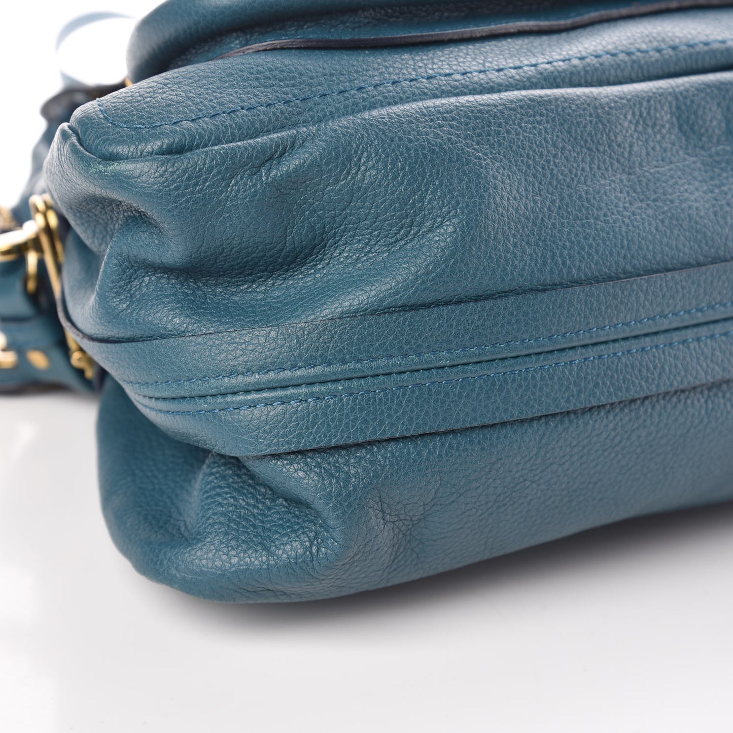 Calfskin Medium Paraty Peacock Blue