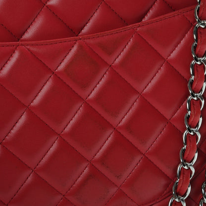 Chanel Lambskin Quilted Maxi Single Flap Fuchsia 9 of 9