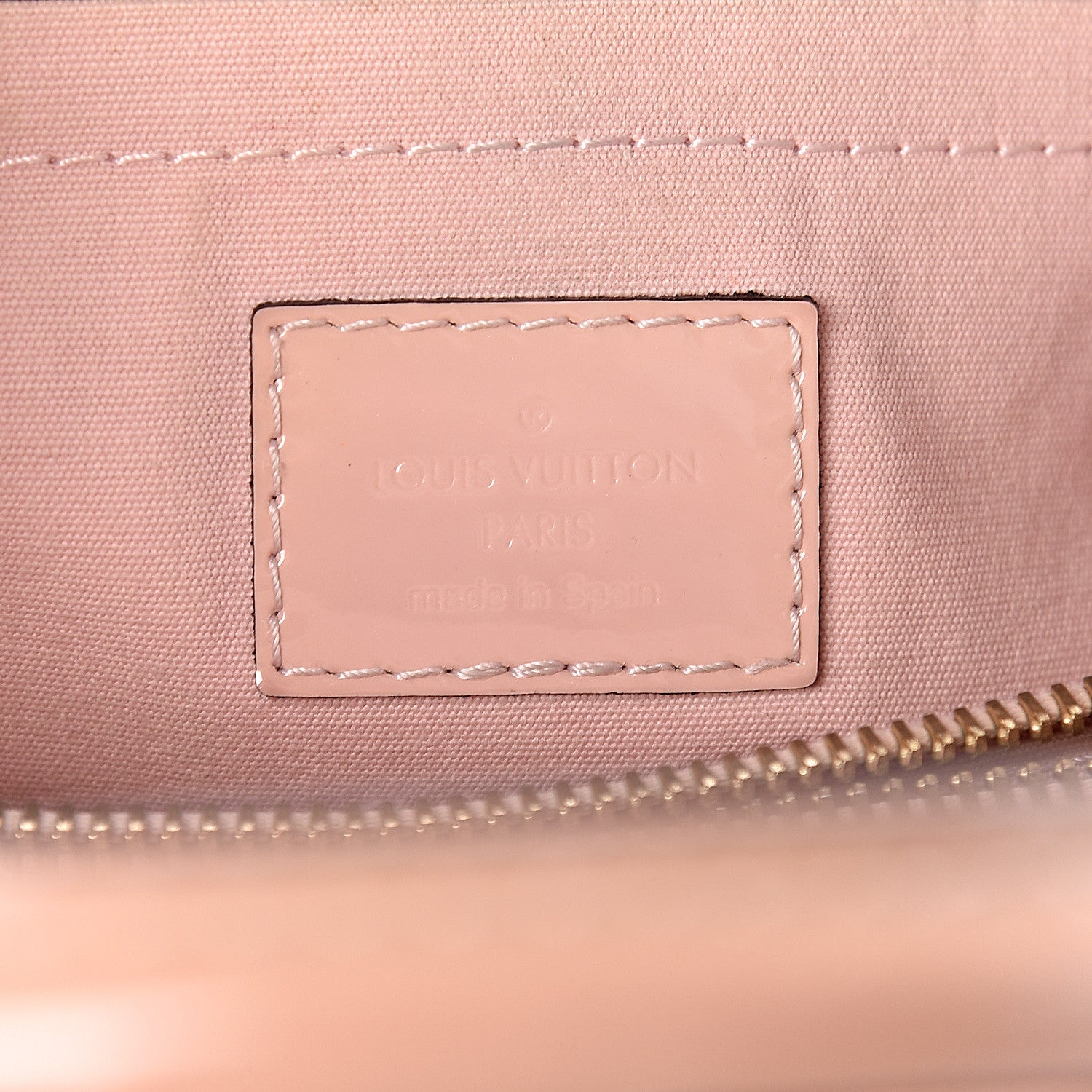 Louis Vuitton Vernis Montaigne BB Rose Ballerine 6 of 11