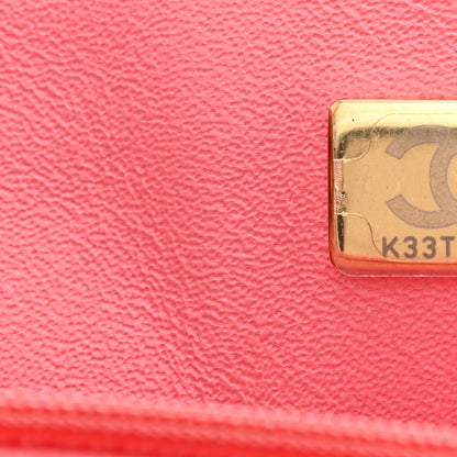 Chanel Lambskin Quilted Mini Rectangular Flap Pink 6 of 9
