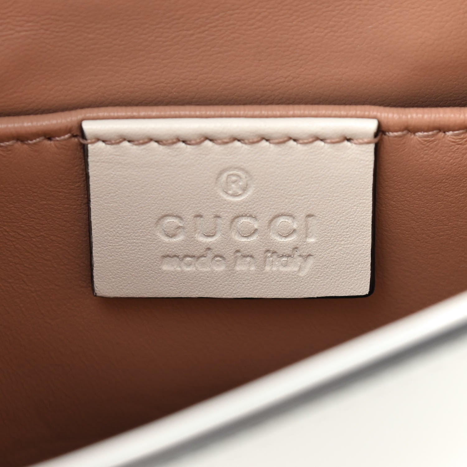 Gucci Nappa Pearl Studded Mini Queen Margaret Broadway Shoulder Bag Mystic White 8 of 9