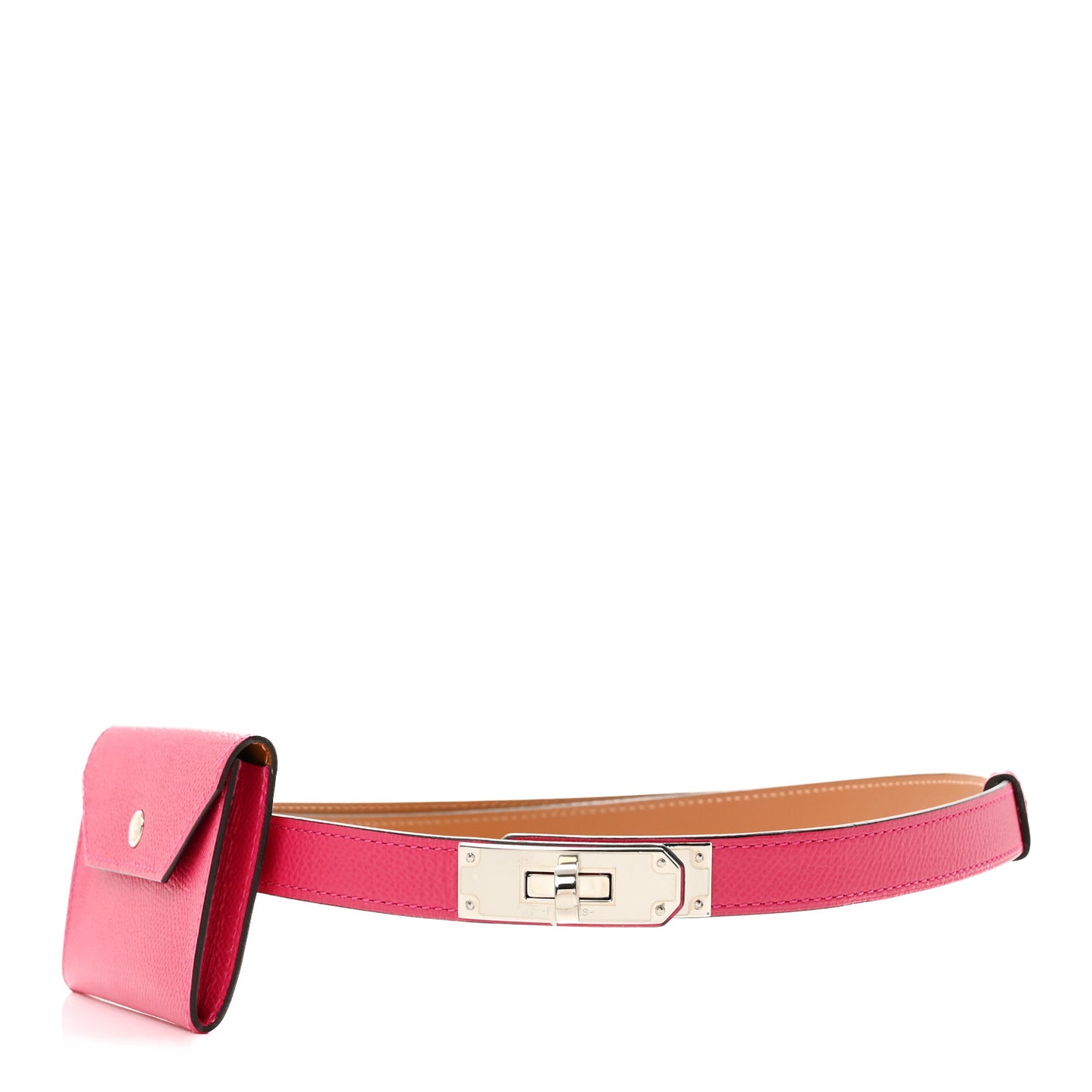 Epsom Kelly Pocket Belt Rose Mexico