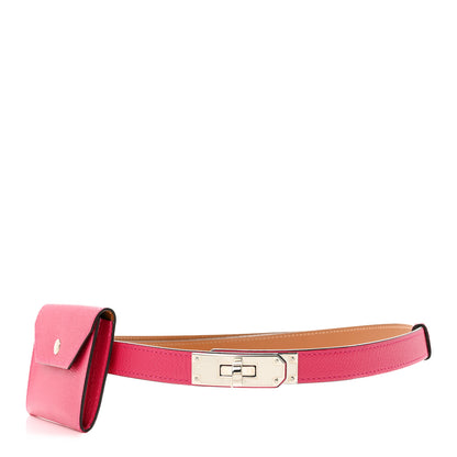 Hermes Epsom Kelly Pocket Belt Rose Mexico 1 of 7