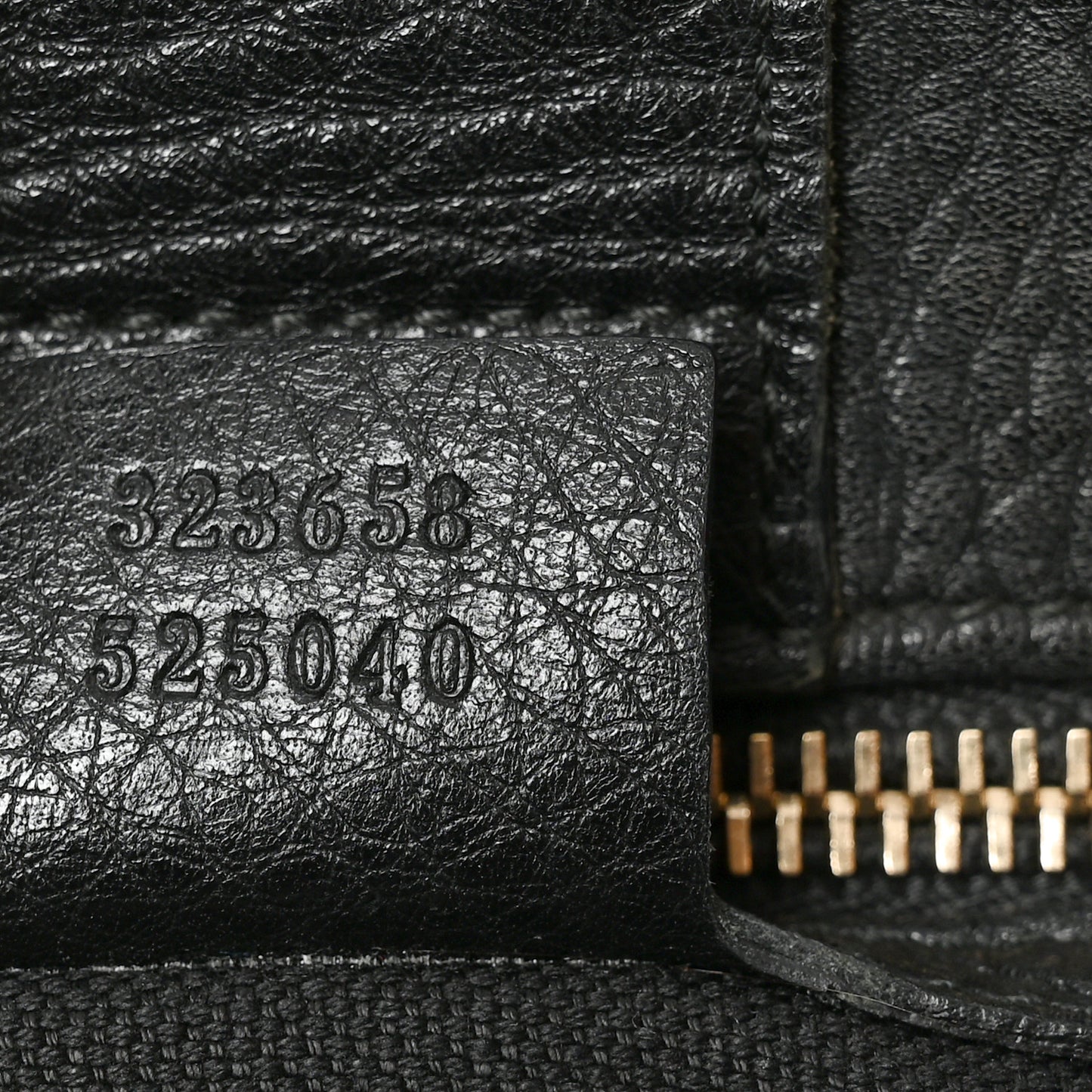 Pebbled Calfskin Large Bamboo Shopper Tote Black Black