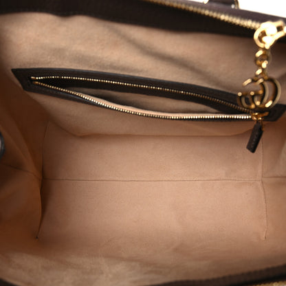 Gucci GG Supreme Monogram Web Medium Ophidia Tote Bag Brown 5 of 9
