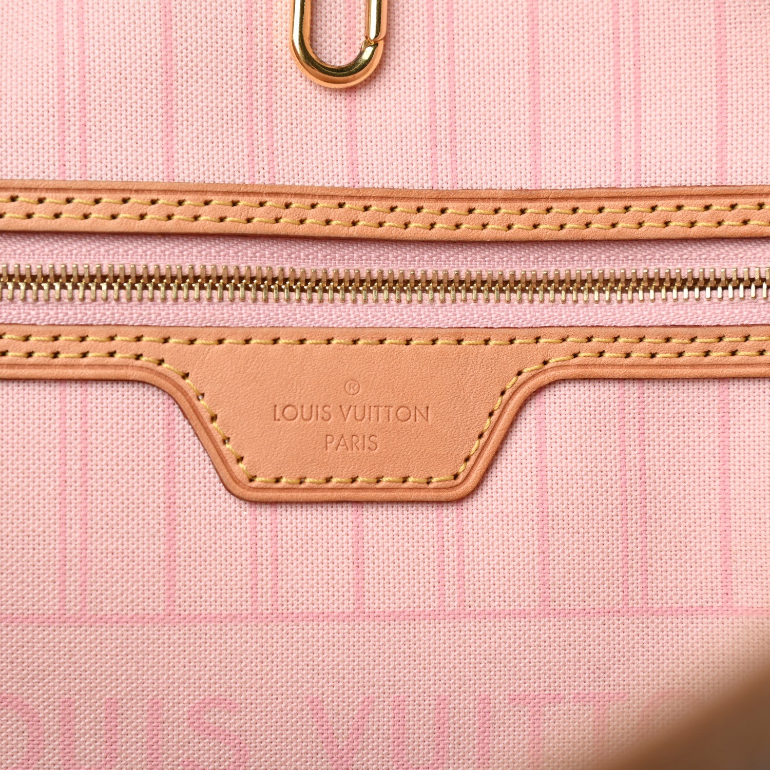 Louis Vuitton Damier Azur Neo Neverfull MM Rose Ballerine 7 of 13