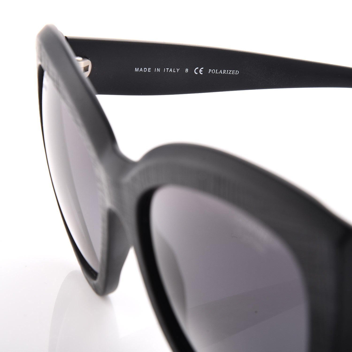 Chanel Tweed Effect CC Polarized Butterfly Signature Sunglasses 5332 Black 6 of 8