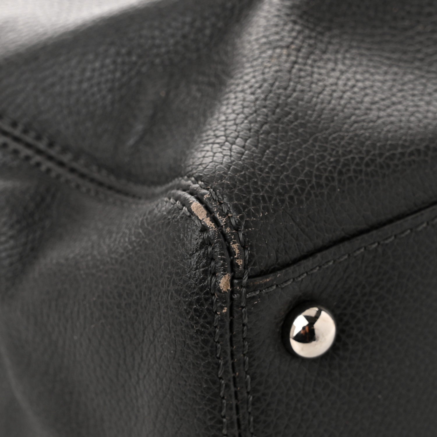 Chanel Calfskin Tall Cerf Tote Anthracite 14 of 14