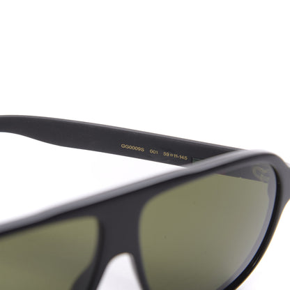 Gucci Acetate Aviator Sunglasses GG0009S Black 5 of 8
