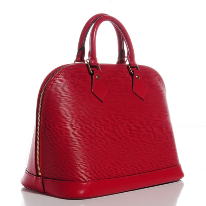 Louis Vuitton Epi Alma PM Castillan Red 3 of 7