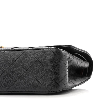 Chanel Caviar Quilted Medium Double Flap Black 9 of 9