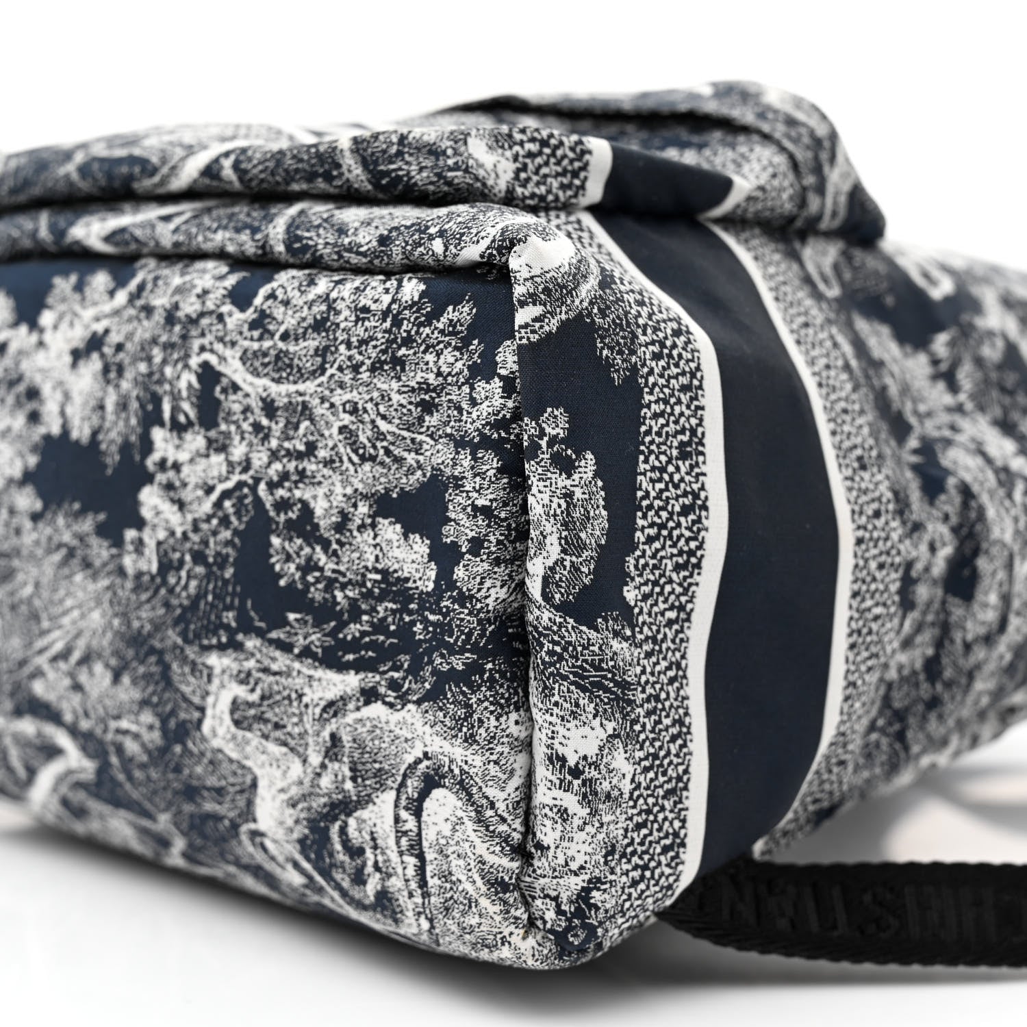 Christian Dior Nylon Technical Fabric Toile De Jouy Small Diortravel Backpack Blue 9 of 9