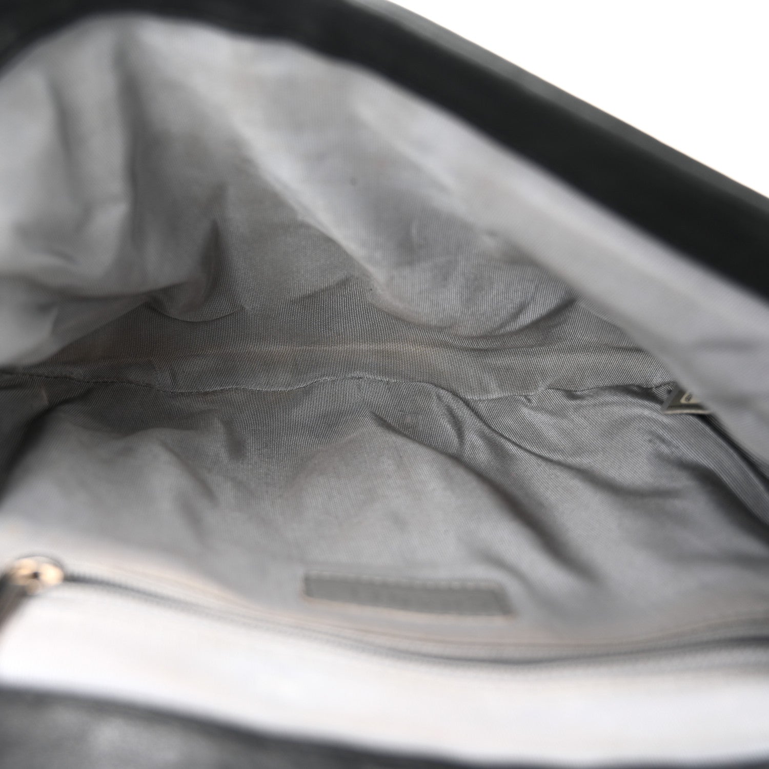 Chanel Washed Lambskin Quilted Medium Chain Around Messenger Black 5 of 10