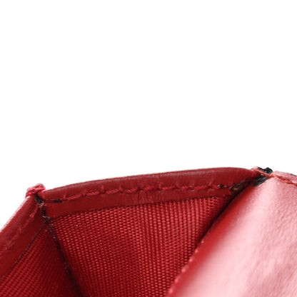Christian Dior Lambskin Cannage Studded Lady Dior Card Holder Deep Red 15 of 15
