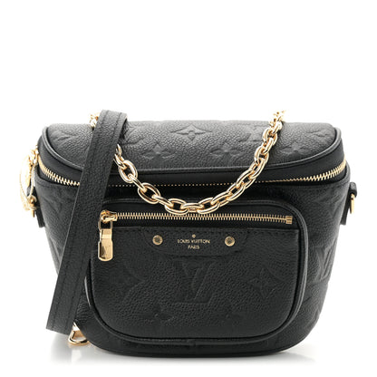 Louis Vuitton Empreinte Mini Bumbag Black 1 of 9