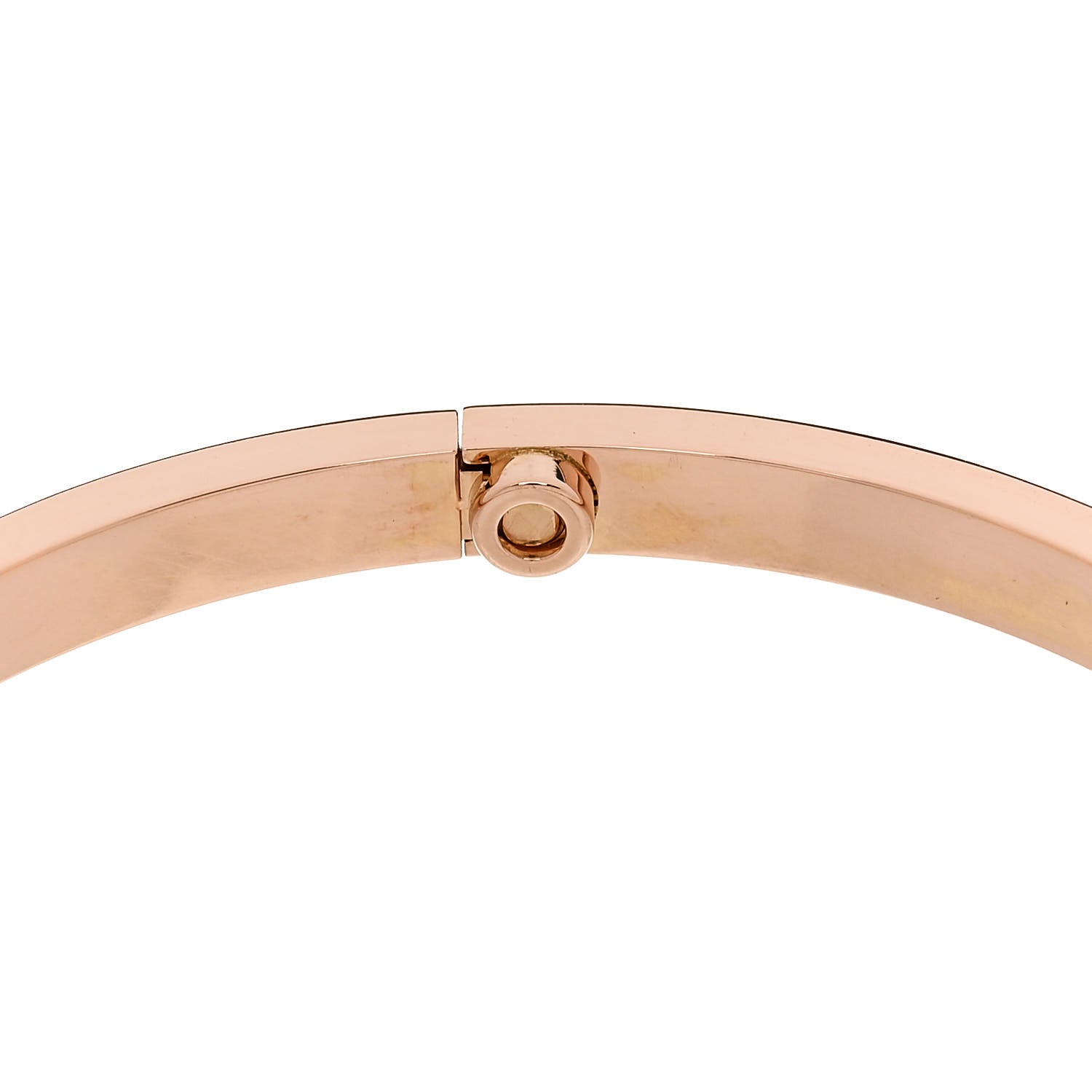 Cartier 18K Pink Gold 6 Diamond Small LOVE Bracelet 17 7 of 8