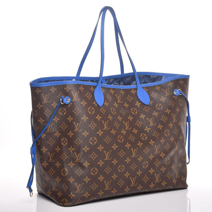 Louis Vuitton Monogram Articles de Voyage Ikat Neverfull GM Grand Blue 2 of 12