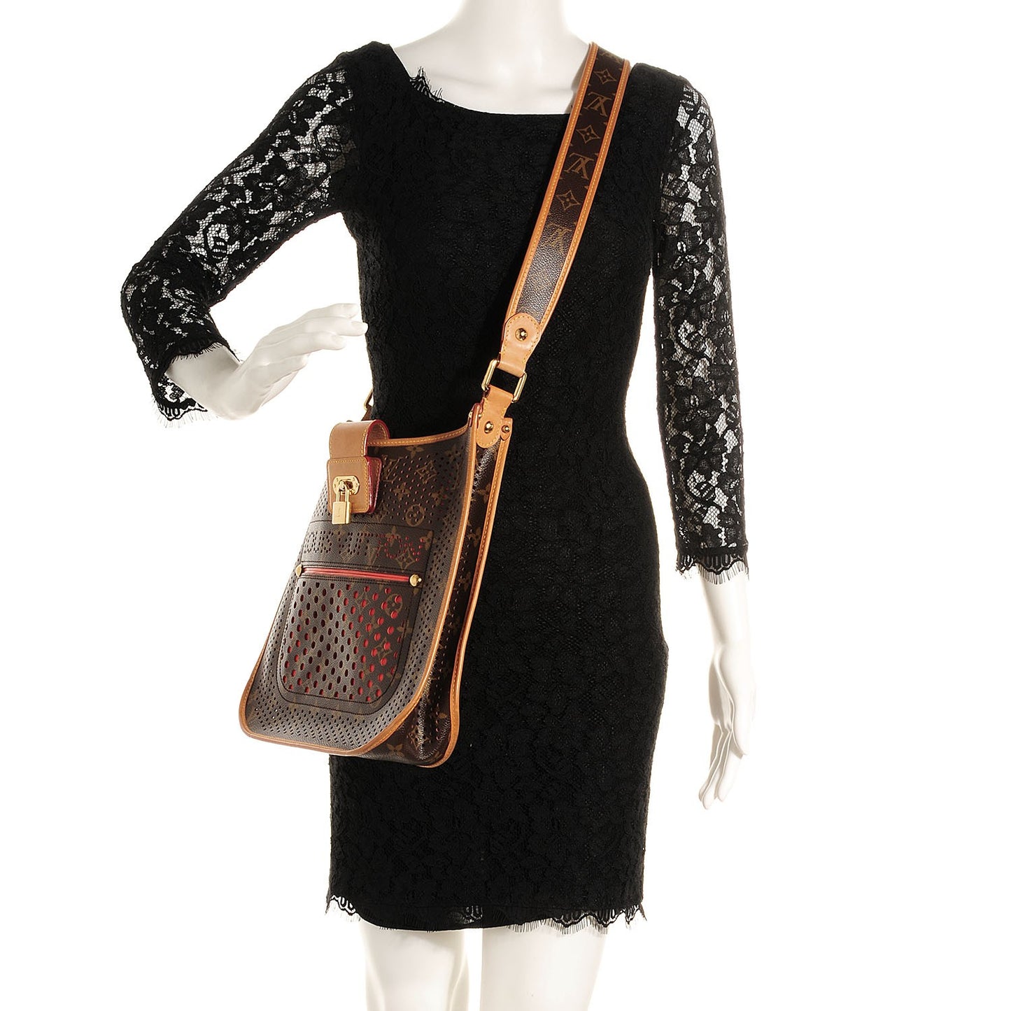 Monogram Perforated Musette Orange