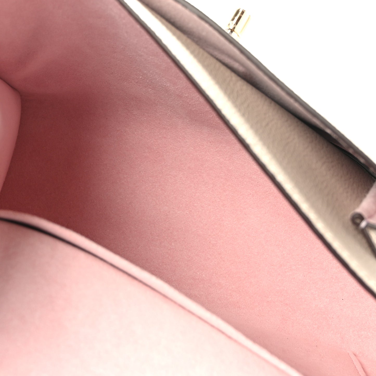 Soft Calfskin Mylockme Chain Bag BB Greige