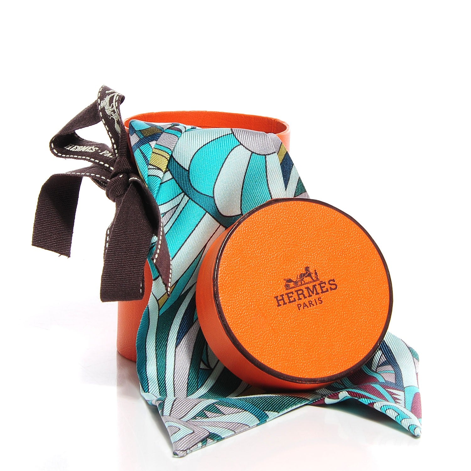 Hermes Silk Les Flots du Cheval Twilly Turquoise Bordeaux Aqua 6 of 6