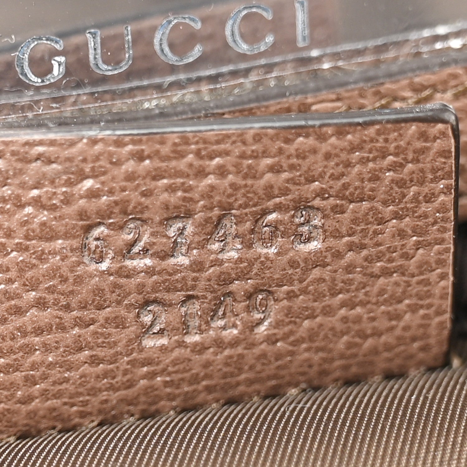 Gucci GG Supreme Monogram Textured Calfskin Web Ophidia Vanity Cosmetic Case Beige Ebony New Acero 7 of 9